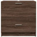 Meuble d'évier chêne marron 59x37x59 cm bois d'ingénierie