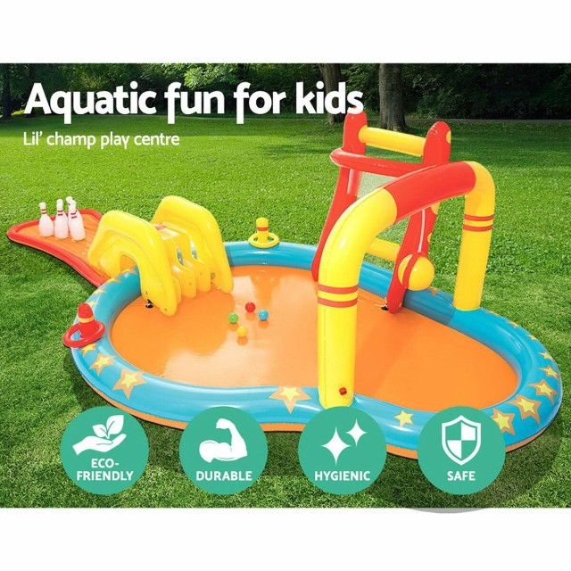Bestway Piscina Gonfiabile Parco Giochi Bowling 435x213x117 cm +2 Anni