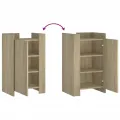 Buffet chêne sonoma 45x35x75 cm bois d'ingénierie