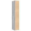 Buffet haut sonoma gris 30x42,5x185 cm bois d'ingénierie