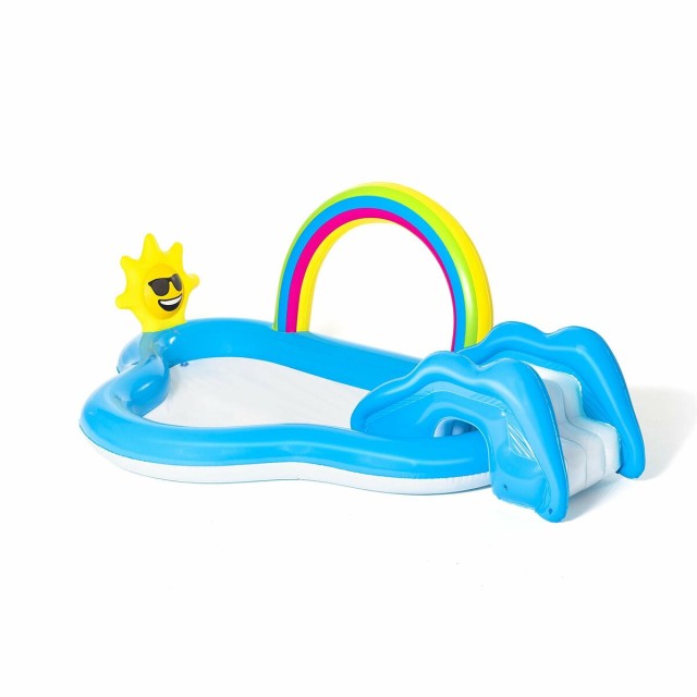Bestway Piscina Hinchable Parque de Juegos Arcoiris 257x145x91 cm +2 A