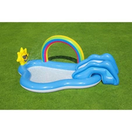 Bestway Opblaasbaar Zwembad Regenboog Speelpark 257x145x91 cm +2 Jaar
