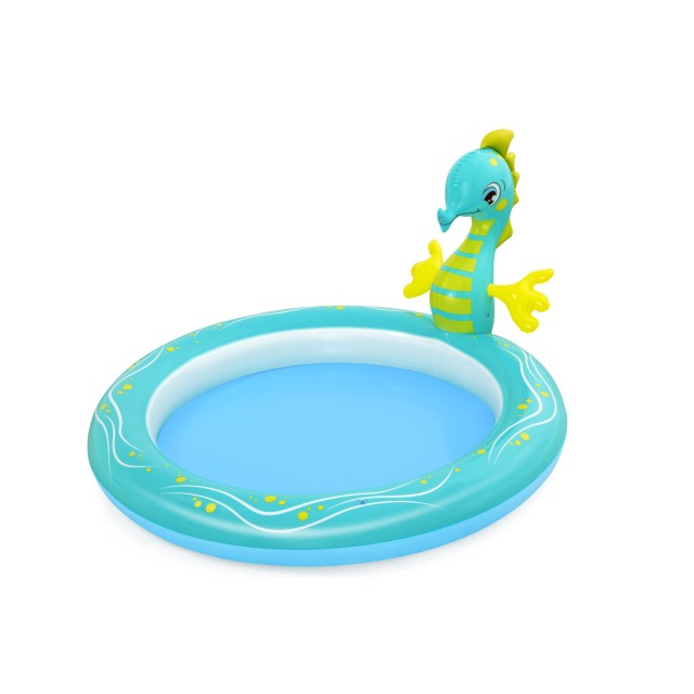 Inflatable Paddling Pool for Children Bestway Sea Horse 188 x 160 x 86