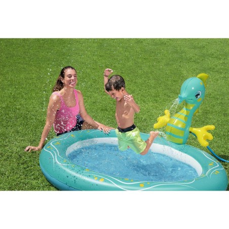 Inflatable Paddling Pool for Children Bestway Sea Horse 188 x 160 x 86