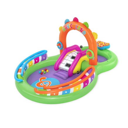 Bestway Aufblasbares Musik-Spiel-Park-Pool 295x190x137 cm +2 Jahre Gar