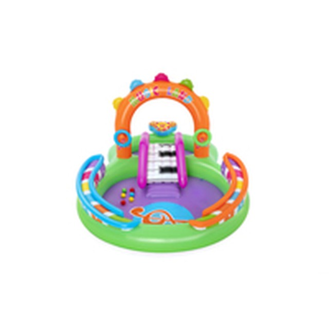Bestway Piscine Gonflable Parc de Jeux Musical 295x190x137 cm +2 Ans J