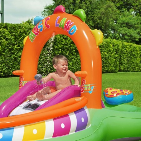 Bestway Opblaasbaar Speelpark Muzikaal 295x190x137 cm +2 Jaar Tuin 531