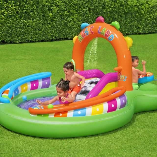 Bestway Piscina Hinchable Parque de Juegos Musical 295x190x137 cm +2 A