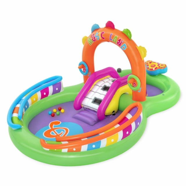 Bestway Aufblasbares Musik-Spiel-Park-Pool 295x190x137 cm +2 Jahre Gar