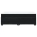 cadre de lit avec matelas noir 120x190 cm velours