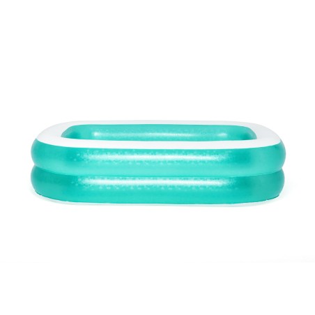 Bestway Piscina Gonfiabile 2 Camere Rettangolare 201x150x51 cm +6 Anni