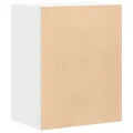 Commode d'angle blanc 60x41x76 cm bois d'ingénierie