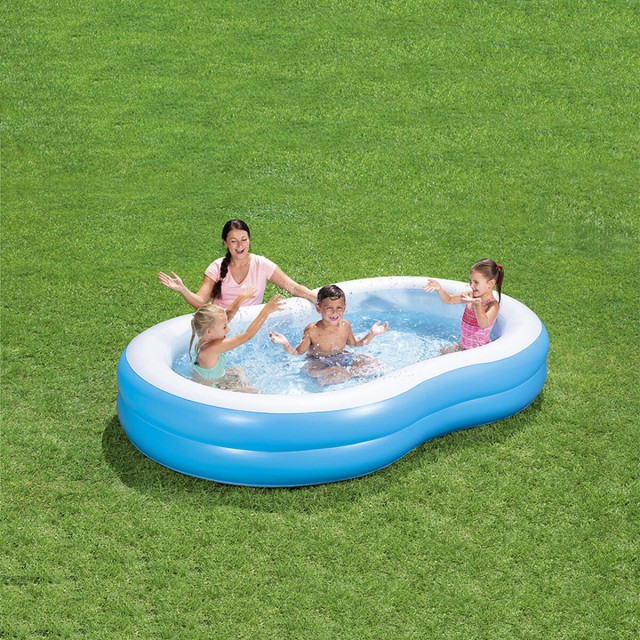 Bestway Aufblasbares Pool 2 Kammern Großer See 262x157x46 cm +3 Jahre