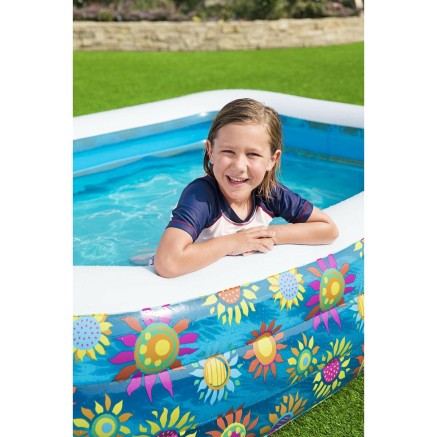 Inflatable Paddling Pool for Children Bestway Multicolour 229 x 152 x 2