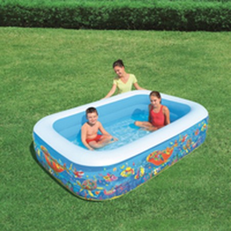 Bestway Piscina Gonfiabile 3 Camere Floreale 229x152x56 cm +6 Anni Gia