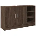 Armoire d'évier chêne marron 90x29x55 cm bois d'ingénierie