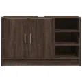 Armoire d'évier chêne marron 90x29x55 cm bois d'ingénierie