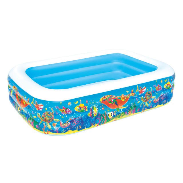 Bestway Piscina Gonfiabile 3 Camere Floreale 229x152x56 cm +6 Anni Gia