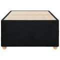 Cadre de lit sans matelas noir 80x200 cm tissu