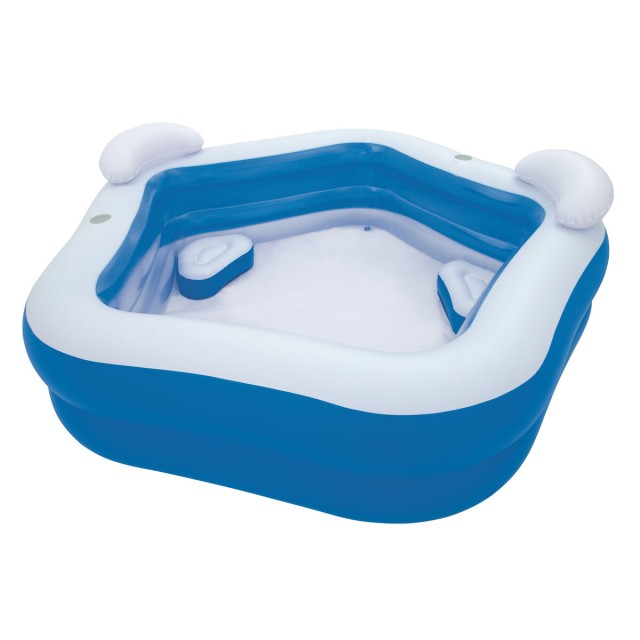 Bestway Piscina Hinchable 2 Camaras Family 213x206x69 cm +6 Años Jard