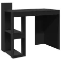 Bureau noir 103,5x56,5x94 cm bois d'ingénierie