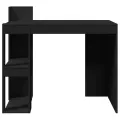 Bureau noir 103,5x56,5x94 cm bois d'ingénierie