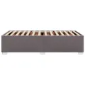 Cadre de lit sans matelas gris 100x200 cm similicuir