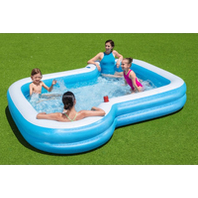 Bestway Piscina Hinchable 2 Camaras Family 305x274x46 cm +3 Años Jard
