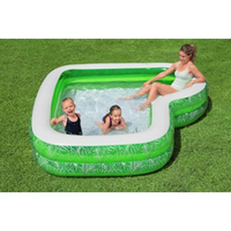 Bestway Piscina Gonfiabile 2 Camere Tropical 231x231x51 cm +6 Anni Gia