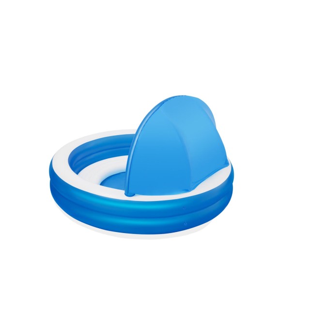 Bestway aufblasbarer Pool 2 Kammern Sonnenschutz 241x241x140 cm +6 Jah