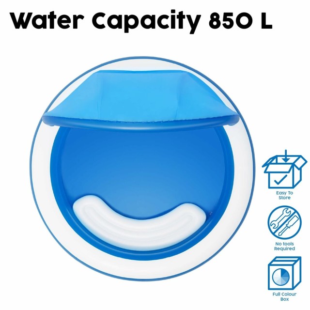 Inflatable Paddling Pool for Children Bestway Multicolour 241 x 241 x