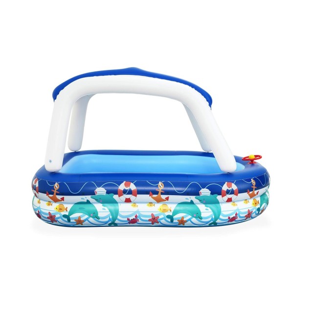 Inflatable Paddling Pool for Children Bestway Multicolour 213 x 155 x