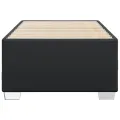 Cadre de lit sans matelas noir 100x200 cm similicuir
