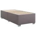 Cadre de lit sans matelas gris 90x190 cm similicuir