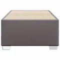 Cadre de lit sans matelas gris 90x190 cm similicuir