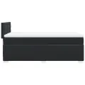 cadre de lit avec matelas Noir 100x200 cm Similicuir