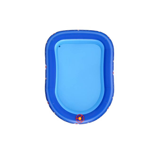 Bestway Piscina Gonfiabile Bambini Tetto Rimovibile Barca con Volante