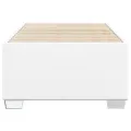 Cadre de lit sans matelas blanc 80x200 cm similicuir