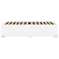 Cadre de lit sans matelas blanc 80x200 cm similicuir