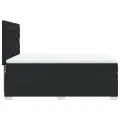 cadre de lit avec matelas Noir 140x200 cm Similicuir