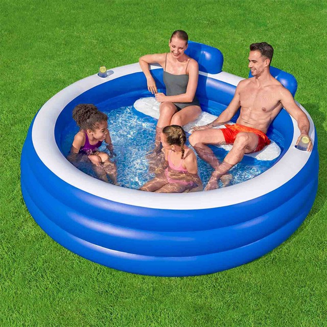 Bestway Piscina Gonfiabile Familiare 231x219x79 +6 Anni Giardino 54422