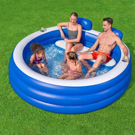 Bestway Piscina Gonfiabile Familiare 231x219x79 +6 Anni Giardino 54422
