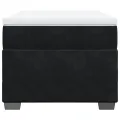 cadre de lit avec matelas Noir 90x200 cm Velours
