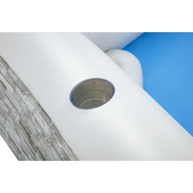 Bestway Opblaasbaar Familiair Zwembad 213x206x53 cm +6 Jaar Tuin 54423