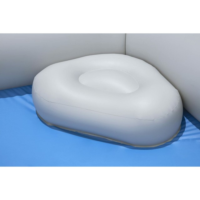 Inflatable pool Bestway Grey 213 x 206 x 53 cm
