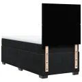 cadre de lit avec matelas Noir 90x200 cm Velours