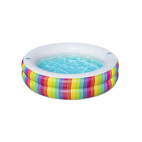 Inflatable Paddling Pool for Children Bestway Rainbow 206 x 206 x 51 c