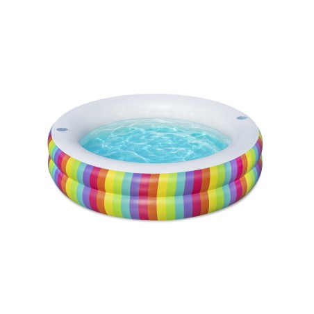 Inflatable Paddling Pool for Children Bestway Rainbow 206 x 206 x 51 c