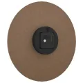 Horloge murale avec aiguilles lumineuses jaune Ø30 cm