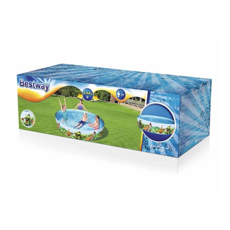 Bestway Piscina Rigida Infantile PVC Dinosauri 244x46 cm +3 Anni Giard